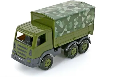 Image de Polesie 49148 Camion militaire à ridelles, avec filet