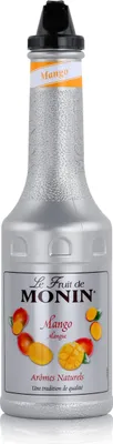 Produktbild von Monin Fruchtpüree Mix Mango 1L - Für Cocktails Milchshakes (1er Pack)