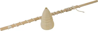 Produktbild von GICO Peitschenkreisel aus Holz - Qualität EU – 6445 natur