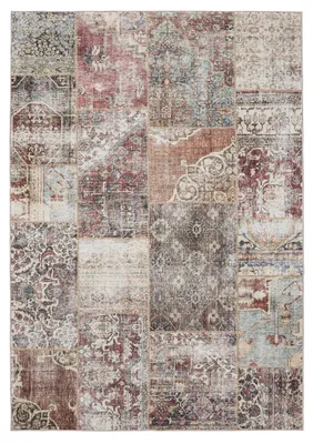 Zdjęcie produktu dla benuta Dywan vintage, który można prać George Wielokolorowy/brązowy 120x170 cm Dywan do salonu Dywan do sypialni Miękki Orientalny Prostokątny