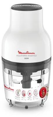 Obrázek produktu pro Moulinex DJ5201, 0,4 l, Bílá, Plast, 300 W, 117 mm, 233 mm