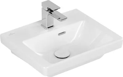 Immagine prodotto di Villeroy & Boch Subway 3.0 lave-mains, 1 trou pour robinet, avec trop-plein, non poncé, 450x370mm, 4370FKR1, 4370FKR1