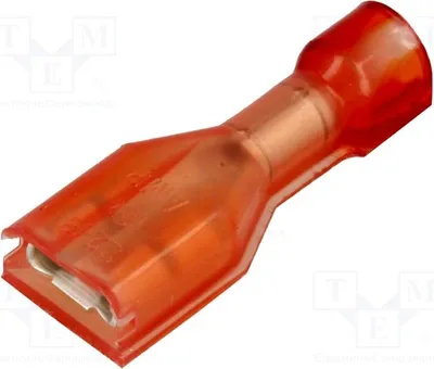 Immagine prodotto di 5x Connettore: piatto, 0,5 mm, 4,8 mm, femmina, 0,32÷0,82 mm², isolato, 2-520409-2, isolato