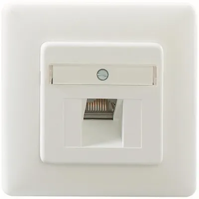 Obrázek produktu pro Připojovací krabice SAE čistě bílá - RJ45 8 (8) Datový výstup Cat.6 bílý UAE-ClassEA iso8Uprw