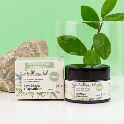 Obrázok produktu pre Čistiaca maska s čajovníkom BIO Kvitok - 30 ml