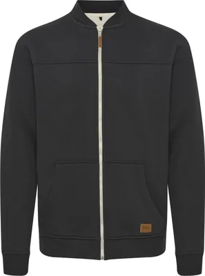 Produktbild von Blend BHArco Herren Sweatjacke Collegejacke Cardigan mit kurzem Stehkragen Reißverschluss Kängurutasche Baumwollmischung Regular fit