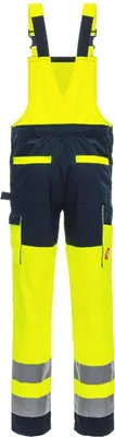 Produktbild von NITRAS Warnschutz Latzhose MOTION TEX VIZ Gr. 68 gelb