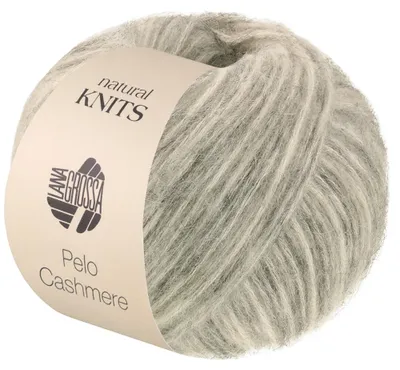 Produktbild von Lana Grossa - Pelo Cashmere 0004 rohweiß hellgrau