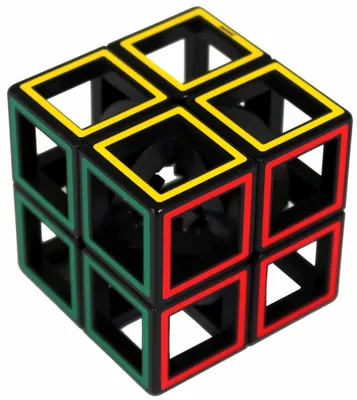 Produktbild von Recent Toys Geduldspiel Hollow 2x2 Würfel Breinbrecher für Kinder und Erwachsene
