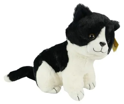 Immagine prodotto di Sunkid Peluche Gatto Nero/Bianco 40 Cm