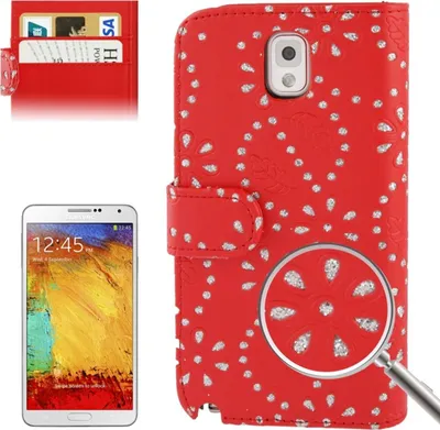 Produktbild von Handyhülle Handyhülle Quer für Handy Samsung Galaxy Note3 N9000 rot