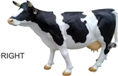 Immagine prodotto di Stand up bestiame decorazione fattoria decorazione giardino mucche scultura mucca 240cm nuovo