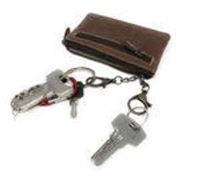Produktbild von LozanO Schlüsseletui Büffel Leder Schlüsseltasche Schlüsselmappe braun Vintage