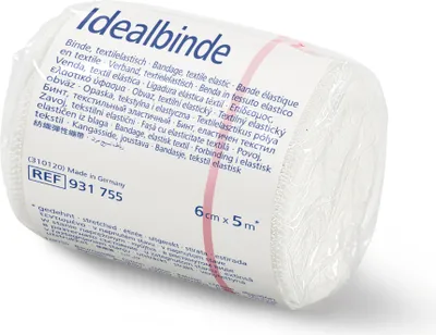 Produktbild von HARTMANN Idealbinde 5 m x 6 cm textilelastisch, 1 St. Binde