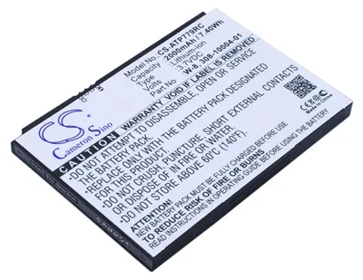 Image de TECHTEK Batterie compatible avec [AT&T] AC779S, AC797S, AirCard 779S, AirCard 779S 4G, AirCard 797S, AirCard 810, AirCard 810S, Explorer 2, NTGR779AB