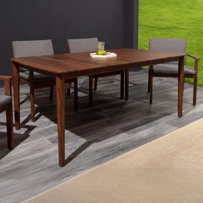 Produktbild von riess-ambiente Gartentisch KOPENHAGEN 160cm braun honey finish Akazie Massivholz Outdoor wetterfest 6 Personen