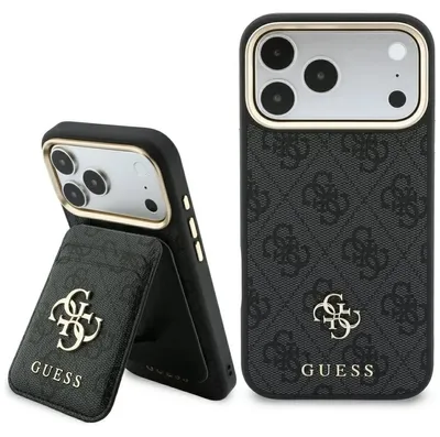 Obrázok produktu pre Puzdro Guess 4G s peňaženkou a technológiou MagSafe pre iPhone 18 Pro Max / 17 Pro Max, čierna farba