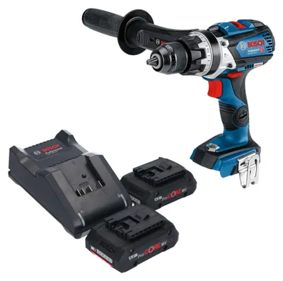 Productafbeelding van Bosch GSB 18V-110 C Professional accu-slagboormachine 18 V 110 Nm borstelloos + 2x ProCORE-accu 4,0 Ah + oplader