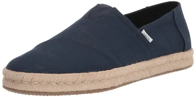 Immagine prodotto di Scarpa da uomo TOMS Alpargata Classic, modello espadrillas, colore kaki verde oliva, tessuto twill spazzolato/materiale sintetico color cuoio
