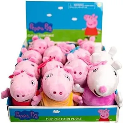 Immagine prodotto di Portachiavi in peluche con clip Peppa Pig