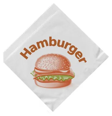 Zdjęcie produktu dla Torebki na hamburgery 16x16 cm (1x500)