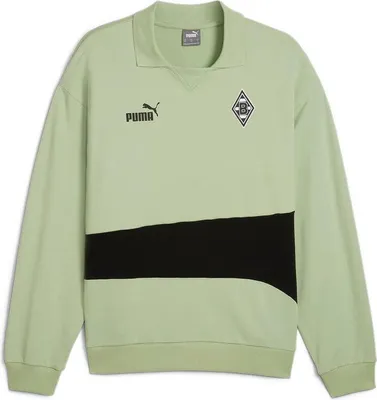 Produktbild von Puma Herren Borussia Mönchengladbach BMG ftblculture Sweat Drill Top - 777918, Farbe:Grün, Textil:XL