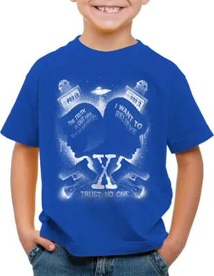 Produktbild von style3 X-Agents Kinder T-Shirt fbi alien tv