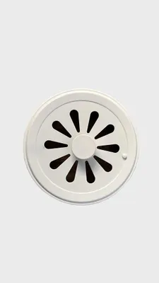 Image de Grilles d'aeration aluminium vernis, L.8 x l.10 cm Diam.10 cm