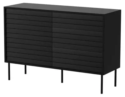 Produktbild von Cama CORTINA 490304, Schwarz, 3 Schublade(n), Partikelbord, Einfarbig, Modern, Rechteckig