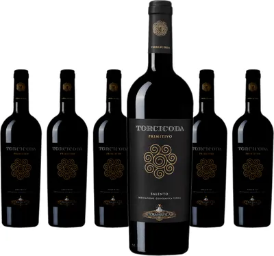 Produktbild von 6 x Tormaresca Torcicoda Primitivo Salento IGT