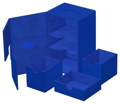 Image de Ultimate Guard Twin Flip'n'Tray 160+ - Niebieskie pudełko na karty