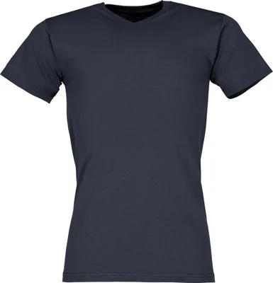 Produktbild von Fruit of the Loom Valueweight V-Neck T Farbe: deep navy Größe: 3XL