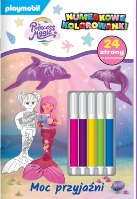 Zdjęcie produktu dla Princess Magic Moc przyjaźni. Numerkowe kolorowanki dla dzieci