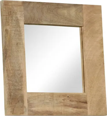 Produktbild von vidaXL Spiegel Mangoholz Massiv 50 x 50 cm
