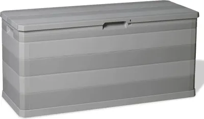 Obrázek produktu pro Zahradní úložný box šedý 117 x 45 x 56 cm