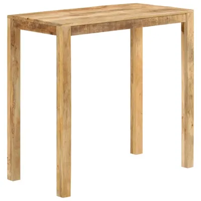 Obrázek produktu pro Barový stůl The Living Store 112x55x108 cm z masivního mangového dřeva