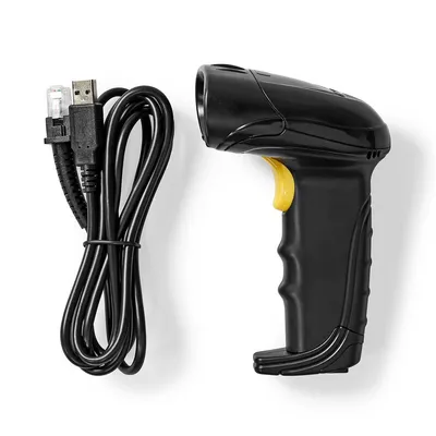 Produktbild von Nedis BSCN2D100BK Barcodescanner CMOS kabelgebunden 1D Linear/2D/QR USB 2.0