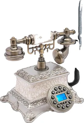 Produktbild von Vintage Wählscheibentelefon, Retro-Design, Tischmontage