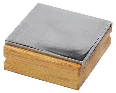 Produktbild von Bretteisen aus vergütetem und gehärtetem Stahl, 75x75x28mm, zum Abflachen und Biegen von Draht