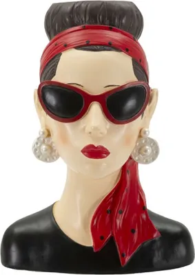 Zdjęcie produktu dla o Ferretti Waza Pani Hollywood 21x16x27 cm wielokolorowa