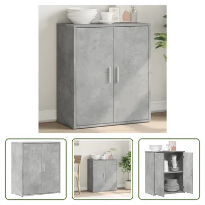 Produktbild von The Living Store Sideboard Betongrau 60x31x70 cm Holzwerkstoff