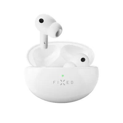 Obrázek produktu pro Bezdrátová TWS sluchátka FIXED Pods Pro s ANC a bezdrátovým nabíjením, bílá