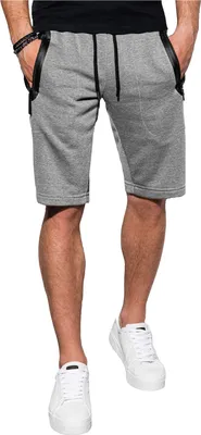 Obrázek produktu pro Ombre Clothing Pánské teplákové kraťasy Roux šedá XXL