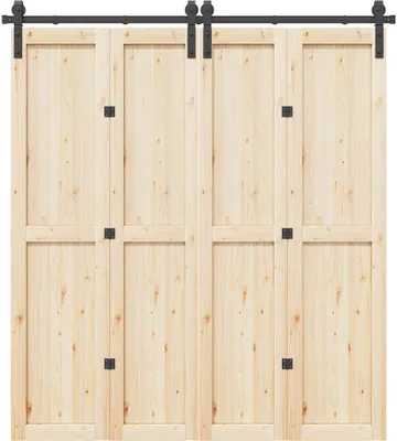 Immagine prodotto di vidaXL Set di ferramenta per porte scorrevoli 200 cm acciaio nero