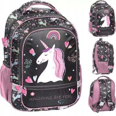 Produktbild von Paso Schulrucksack Einhorn für Mädchen, 1.-3. Klasse
