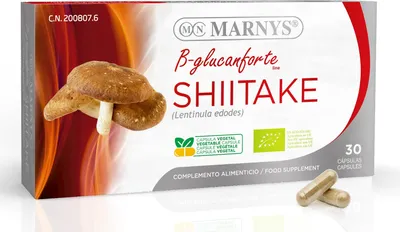 Immagine prodotto di MARNYS®Shiitake capsule con β-glucani - supporto immunitario naturale 30 capsule