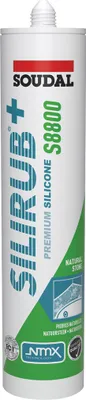 Obrázek produktu pro Soudal Silirub+ S8800 300 ml transparentní šedá