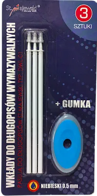 Produktbild von St. Majewski Blaue Radierbare Stifte-Mine 0,5 mm