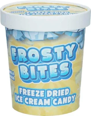 Produktbild von Frosty Bites Freeze Dried Ice Cream Candy Vanilla 40g