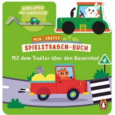 Immagine prodotto di Mein erstes Spielstraßen-Buch - Mit dem Traktor auf dem Bauernhof